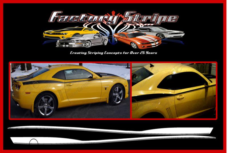 Chevrolet camaro side legacy stripes decals 2010 2011 2012 2013