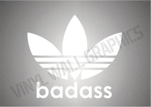 Badass  funny vinyl car window sticker vw drift jdm
