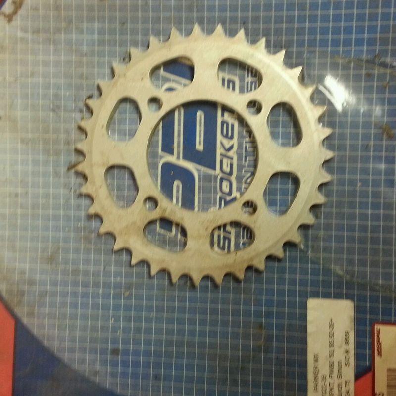 Rear spocket for pw 80 ttr 90 and rt 100