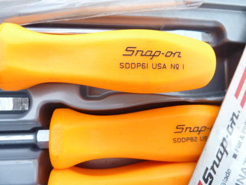 Sell Snap On Long Blade Flat and Phillips Tip Screwdriver 8 Piece Set ...