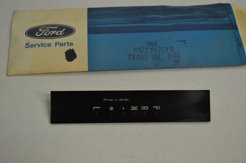 C5zz-7a213-d nos ford mustang 1965 1966 console automatic shifter dial,new 