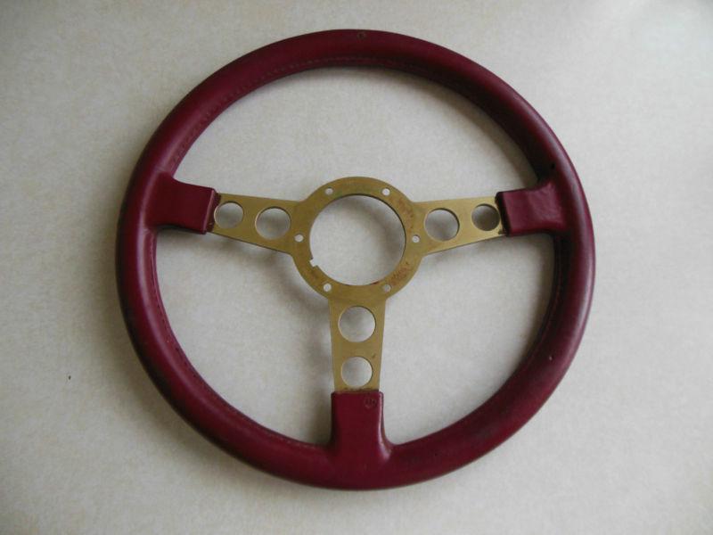 1976-81 Trans Am formula Red Bird Steering wheel w/ GOLD spokes RARE OEM 70-81, US $169.00, image 6