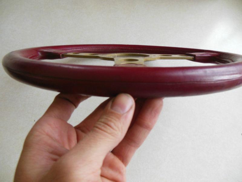 1976-81 Trans Am formula Red Bird Steering wheel w/ GOLD spokes RARE OEM 70-81, US $169.00, image 9