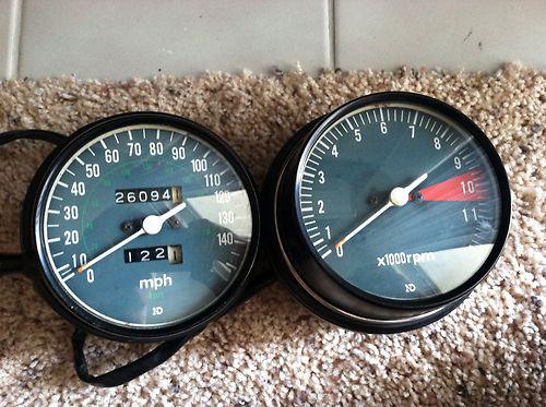 Honda cb750 oem speedometer tachometer gauges 