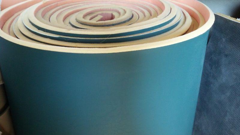 Teal padded marine boat upholstery pontoon four winns foam back vinyl material 