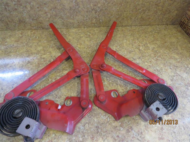 Dodge ram 1500 2500 3500 hood hinges hinge set 95 96 97 98 99 00 01 red 24