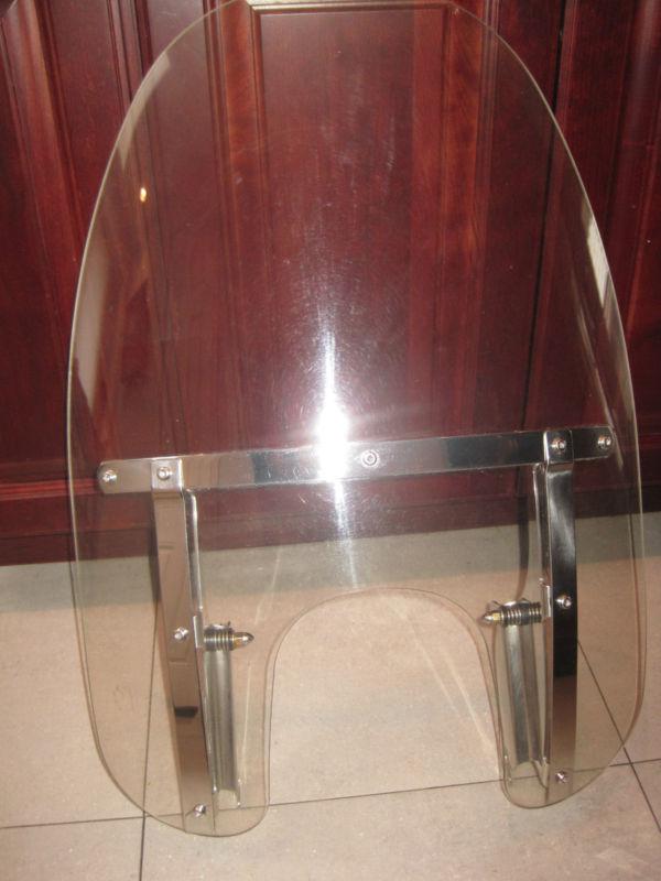 Harley davidson clear windshield narrow glide 39mm dyna sportster fxr