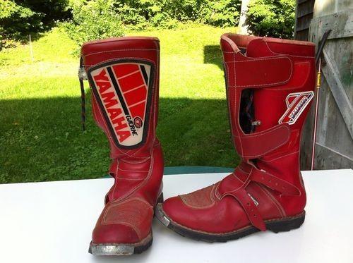 Vintage gaerne mx boots. yamaha. size 11 mens. like new cond. 