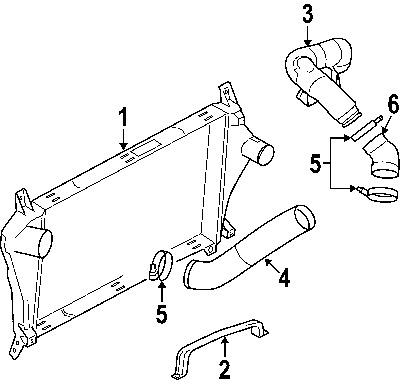 Ford 6c2z6k786aa genuine oem factory original clamp