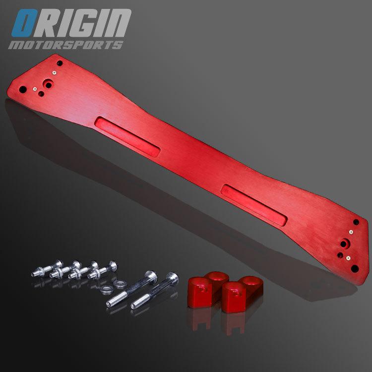 Red eg si civic d15 d16a dc2 b16 b18 b20 aluminum rear subframe brace sub frame