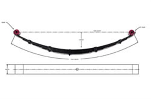 Pro comp suspension 33311 leaf spring 80-88 4runner pickup