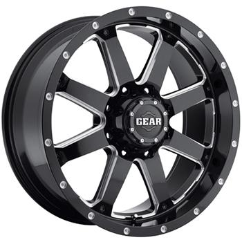 20x9 gear alloy big block wheel 8x6.5 (8x165.1) +0 offset