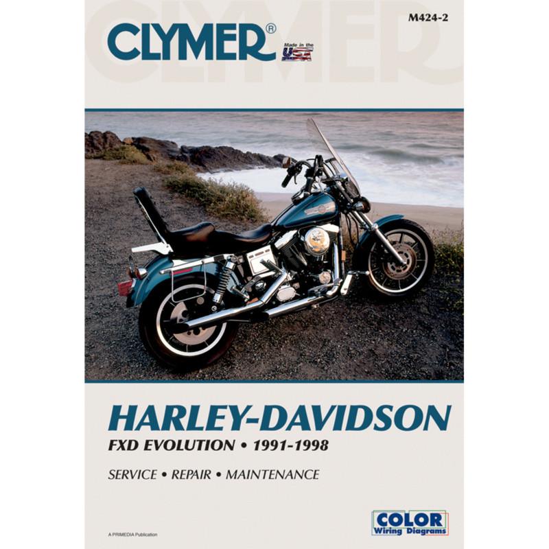 Clymer m4242 repair service manual 1991-1998 harley fxd