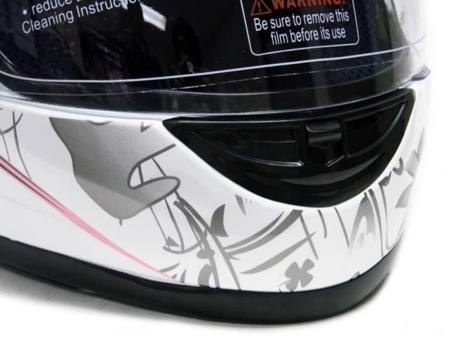 Pink White Butterfly Motorcycle Full Face Helmet DOT ~M, US $18.95, image 10