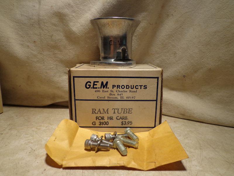 Vintage go kart nos gem ram tube hr carburetor g3100 cart part a