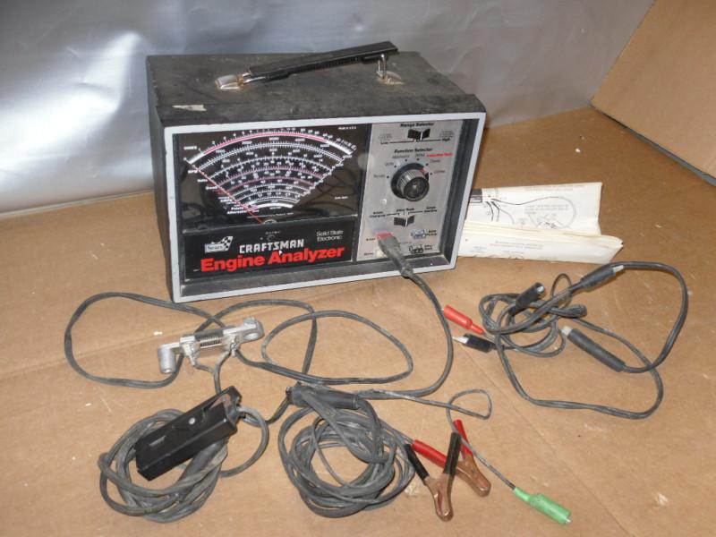 Sell Sears Craftsman Engine Analyzer Model 161.210400 12/24 Volt Manual