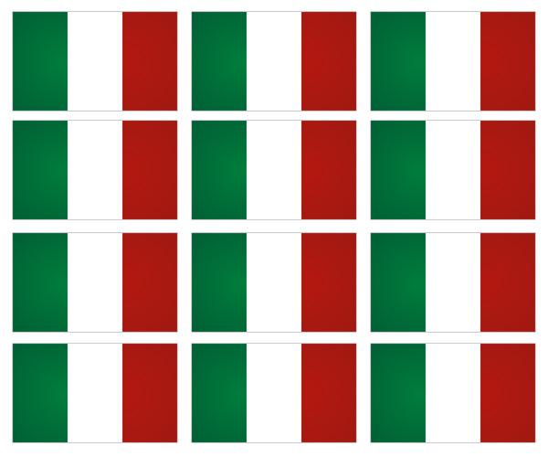 Italy flag decal 12 2"x1.2" italian italia vinyl hard hat helmet sticker zu1