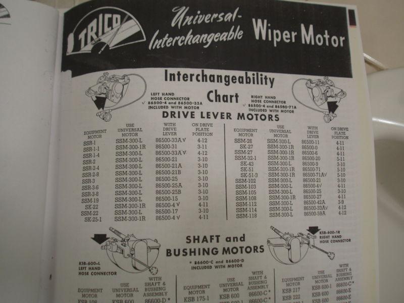 Sell 19351949 Trico Wiper Parts Catalog,Trico Motor ID,Part s for