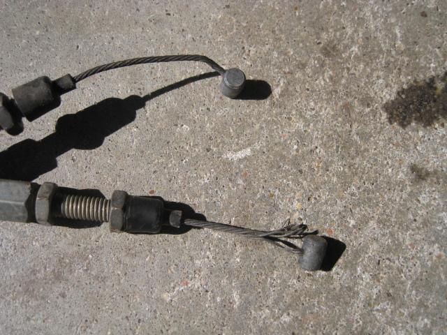 1987 yamaha tt350 - throttle 