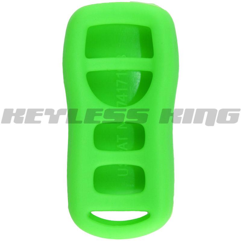 New green keyless remote smart key fob clicker case skin jacket cover protector