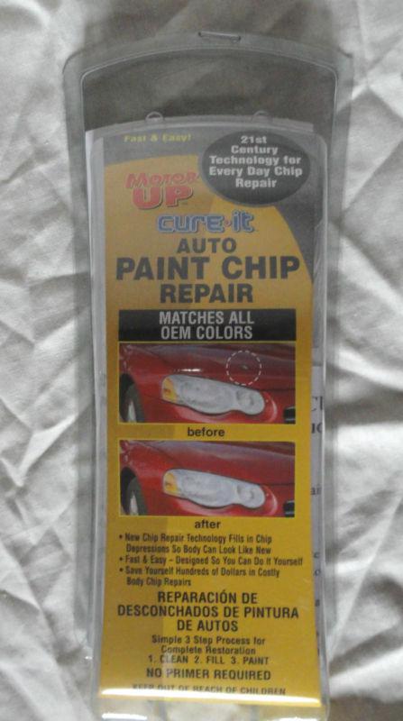 Motor up, auto paint chip repair 3-step kit, matches all oem colors, new