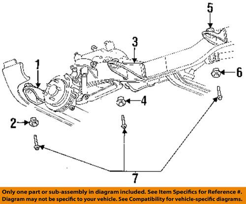 Dodge oem 6501557 frame-mount bolt