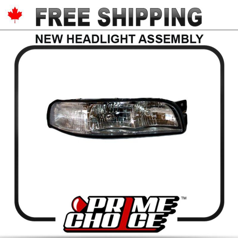 97-99 buick lesabre headlight headlamp assembly right passenger side new w/ bulb