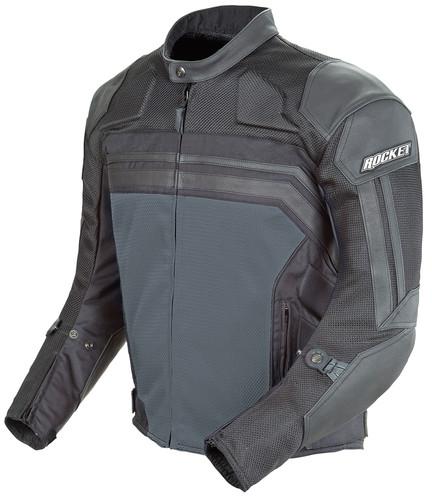 Joe rocket reactor 3.0 street motorcycle jacket black gun metal size x-large