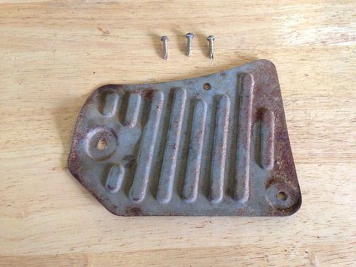 1979 79 honda xl 250 xl250 air box intake filter shell cover shield plate guard