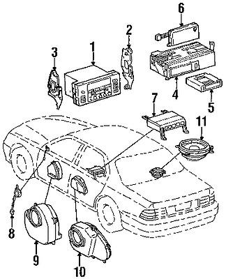 Lexus 8627350050 genuine oem factory original cd magazine
