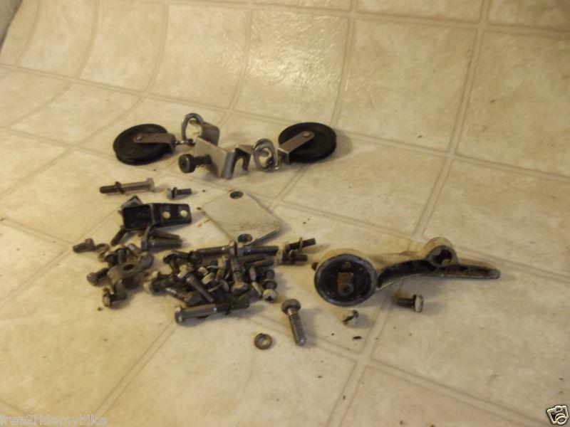 1959 Johnson super sea horse 35 hp outboard motor misc bolts & lever parts lot, US $9.99, image 3