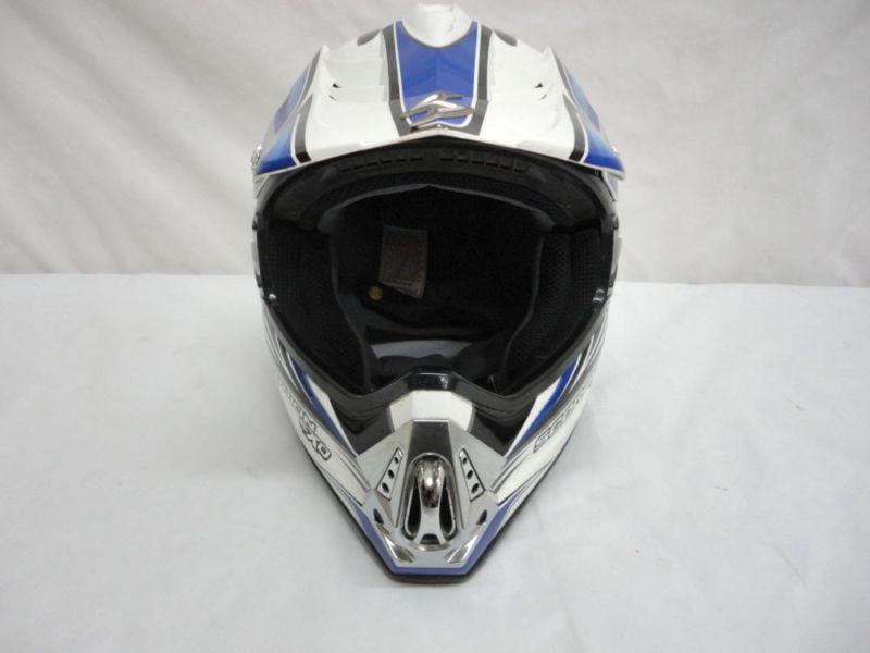 Scorpion Exo Dirtbiking Helmet- Blue, Size M. W/Case, US $30.00, image 2