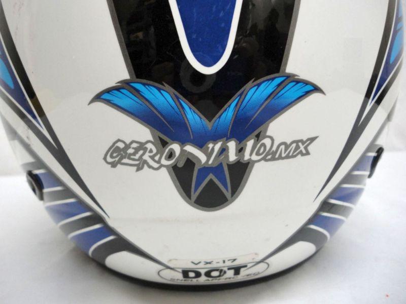 Scorpion Exo Dirtbiking Helmet- Blue, Size M. W/Case, US $30.00, image 5