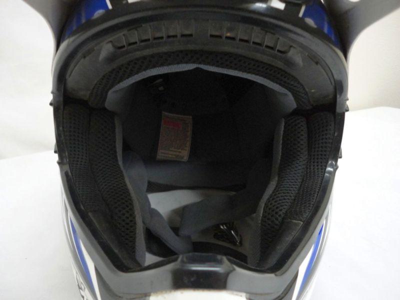 Scorpion Exo Dirtbiking Helmet- Blue, Size M. W/Case, US $30.00, image 7