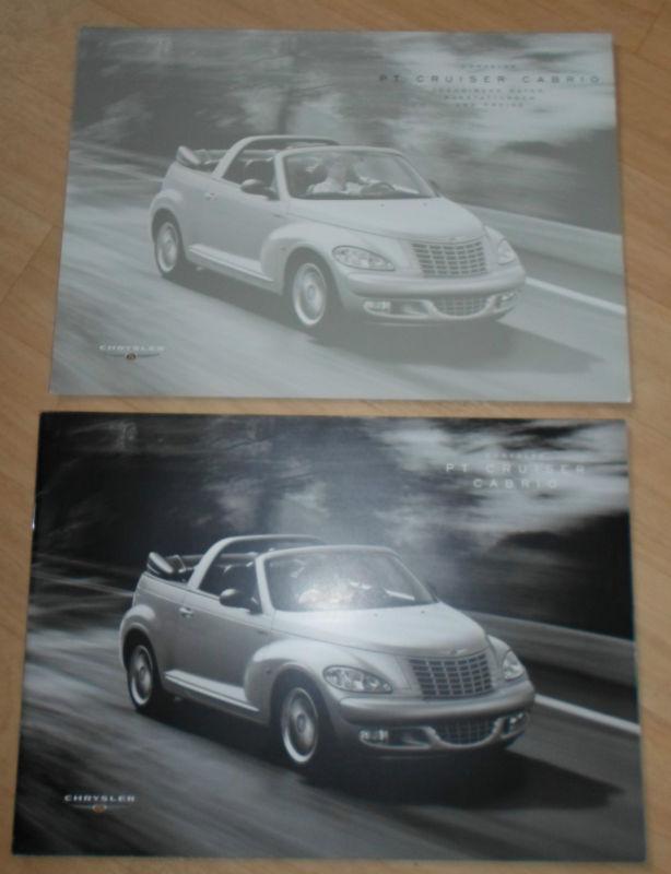 Sell 2004 Chrysler PT Cruiser Cabrio German Original Sales Brochure