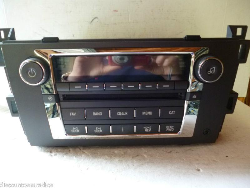 07-09 cadillac dts radio single cd mp3 player 15847690 *