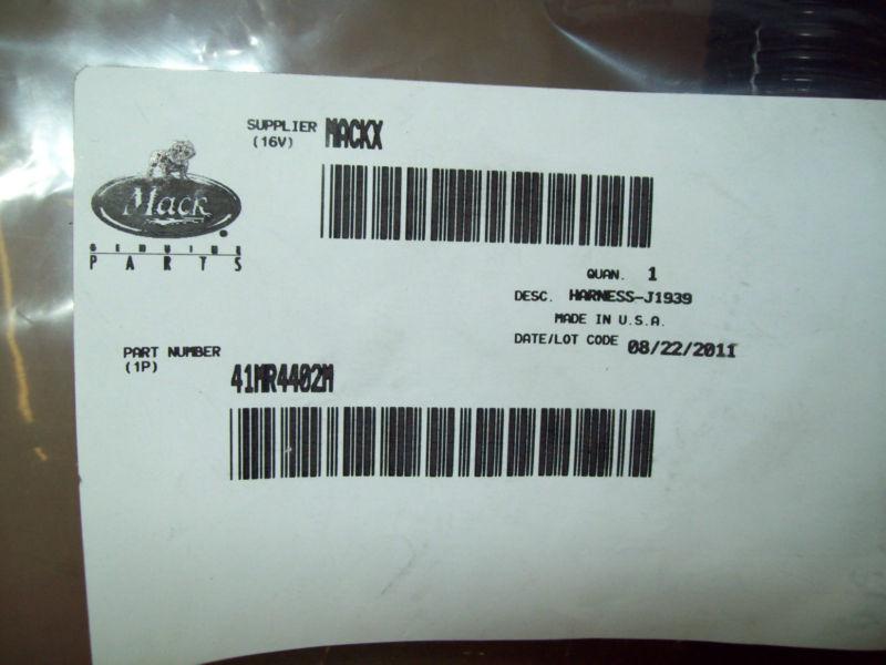 Mack engine wiring harness