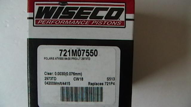Wiseco Piston Pro-Lite 1.00mm Over 75.50mm Fits Polaris ATV300 1994-2000, US $75.00, image 2