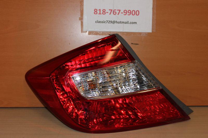 12 13 2012 2013 honda civic oem tail light taillight genuine factory oem nice l