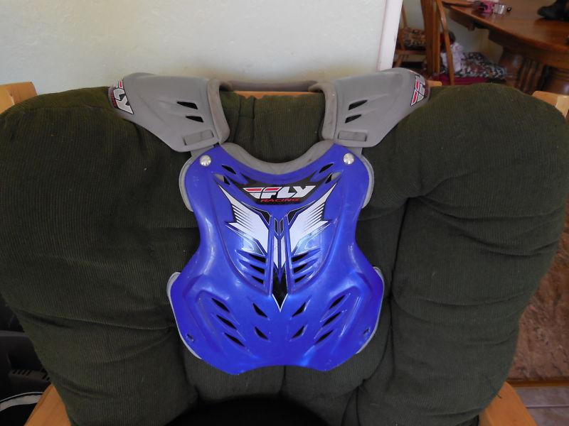 Fly racing chest protector deflector guard sz adult off road motocross dirt bike