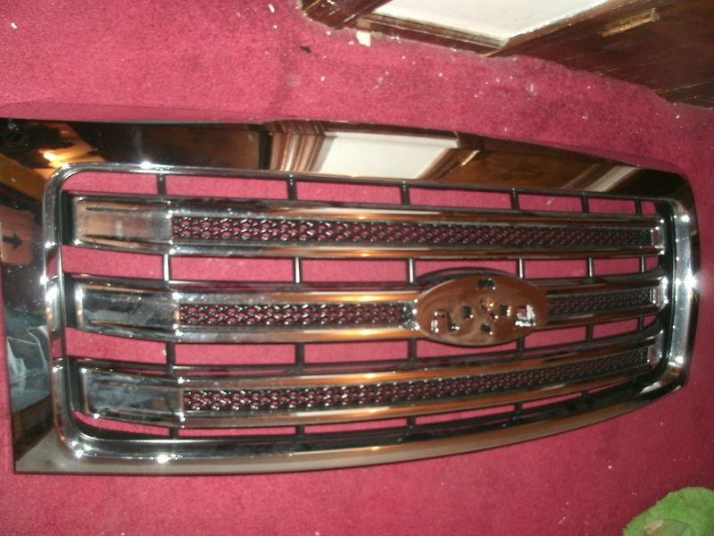 2010 2011 2012 2013 ford f150 f-150 lariat chrome bar grille new original ford