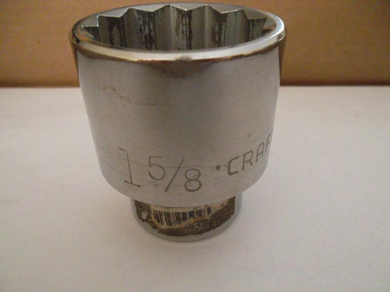 Craftsman usa tools 3/4" drive 1-5/8" sae 12 point chrome socket 47783 fast ship