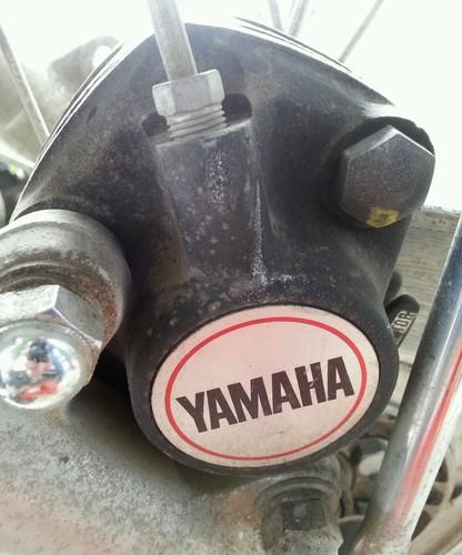 Yamaha tx500 front master cylinder, hoses and front brake caliper