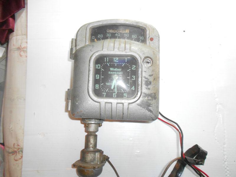 Vintage sangamo tachograph warner electric st. louis mo. #68304