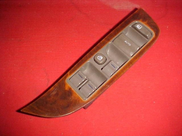 Infiniti j30 tan wood master power window lock switch with trim 93 94 95 96 97