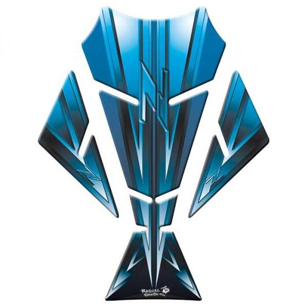 Kawasaki z750 2004/z1000 2003-2007 blue/grey tankpad