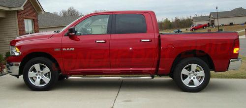 2011 dodge ram 1500 crew cab nerf bars side steps rails running boards s/s 09-13