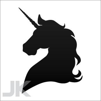 Sticker decals horse farm meadow horses turf races ranch unicorn 0502 x434f