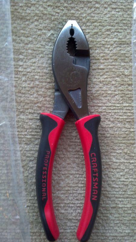 Craftsman professional 6 3/4" slip joint pliers 45760 rare nos