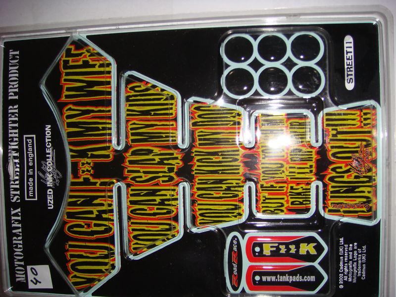 Motografix motorcycle tank pad – don't touch my bike / xtras - 40